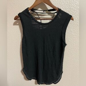 C&C California Black Tank Top with Strappy Back